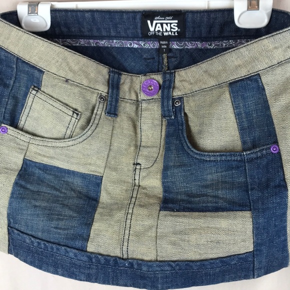 Vans Dresses & Skirts - Like new Vans mini denim skirt size 7